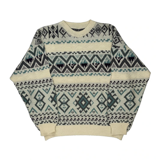 Unbranded Jumper - XL Black Wool Blend