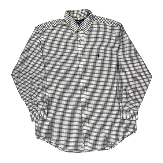 Yarmouth Ralph Lauren Checked Shirt - Large Black & White Cotton
