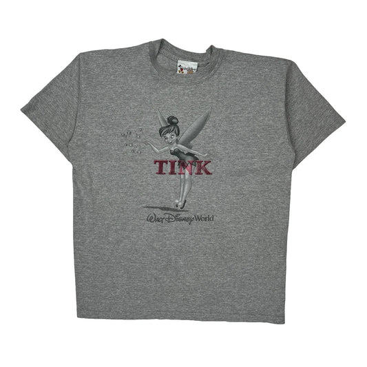 Disney Cartoon T-Shirt - Small Grey Cotton
