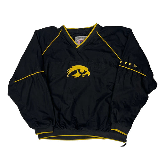 Iowa Hawkeyes Ncaa College Windbreaker - XL Black Polyester