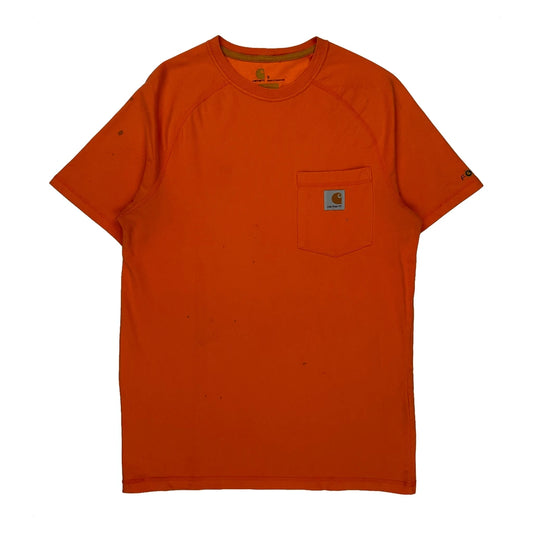 Force Carhartt T-Shirt - Small Orange Cotton