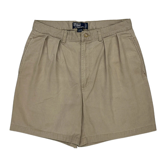 Polo By Ralph Lauren Chino Shorts - 32W 7L Beige Cotton