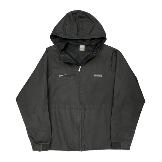 Manchester United Nike Football Jacket - XL Black Polyester