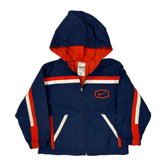 Vintage Age 4-5 Nike Jacket - Small Blue Nylon