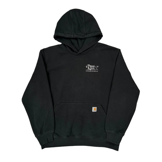 Vintage Rain Defender Carhartt Hoodie - Large Black Cotton