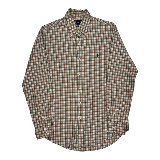 Ralph Lauren Checked Shirt - Medium Multicoloured Cotton