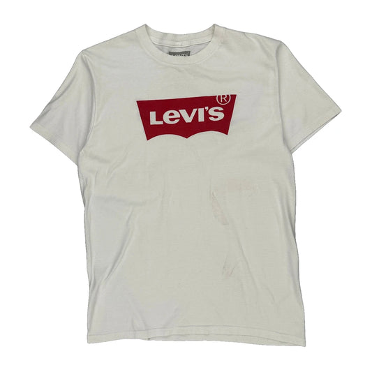 Levis T-Shirt - Medium Red Cotton