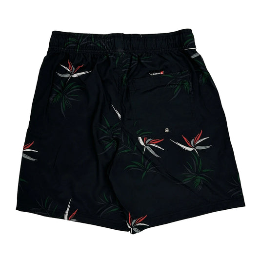 Quiksilver Floral Shorts - Small Multicoloured Polyester