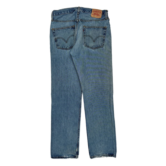 501 Levis Jeans - 32W 34L Blue Cotton