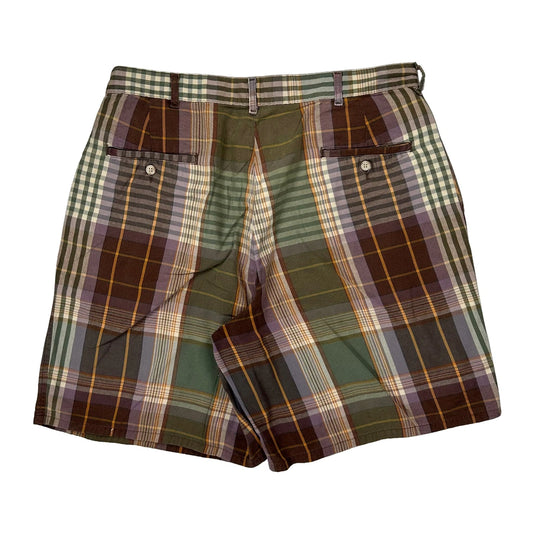 Polo By Ralph Lauren Checked Shorts - 32W 9L Multicoloured Cotton