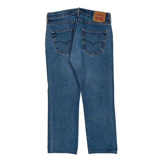501 Levis Jeans - 33W 28L Blue Denim