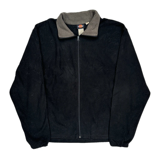 Dickies Fleece Jacket - XL Black Polyester