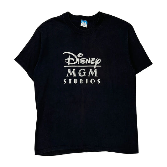 Made In Usa Mgm Studios Disney T-Shirt - Large Black Cotton