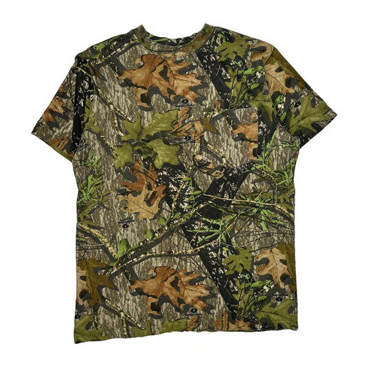 Mossy Oak Camo T-Shirt - XL Camo Cotton