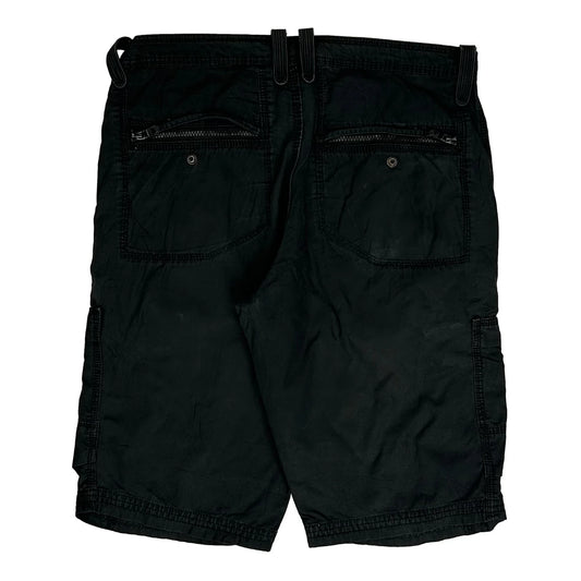 Armani Exchange Cargo Shorts - 32W 13L Black Cotton