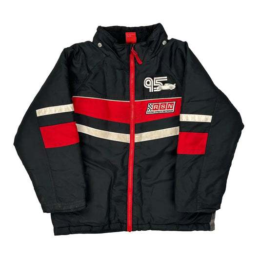 Age 6-7 Cars Disney Cartoon Jacket - Small Black Polyester