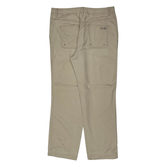 Ralph Lauren Cargo Trousers - 33W UK 16 Beige Cotton