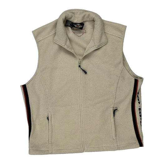 Harley Davidson Fleece Gilet - 2XL Beige Polyester