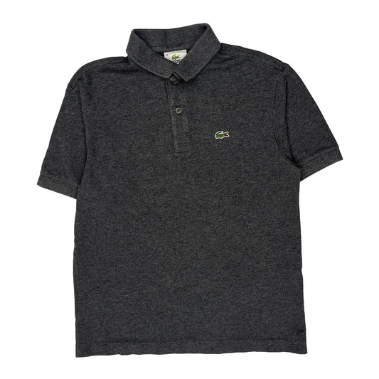 Vintage Age 14 Lacoste Polo Shirt - Large Grey Cotton