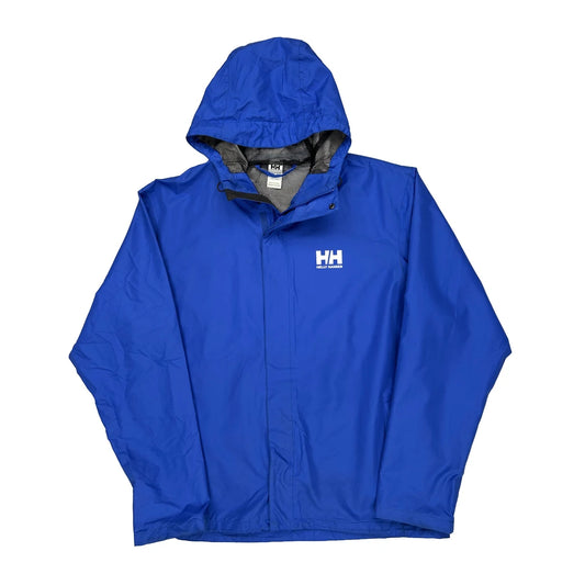 Helly Hansen Waterproof Jacket - XL Blue Polyester