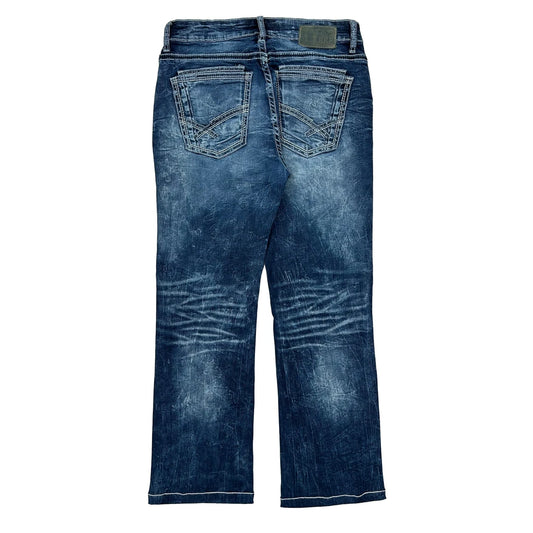 Vintage Bke Boot Cut Jeans - 30W 29L Blue Denim