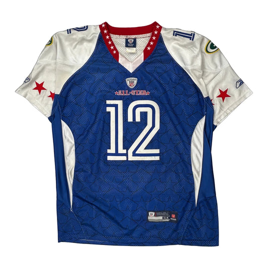 Green Bay Packers Reebok Rodgers Jersey - XL Blue Polyester