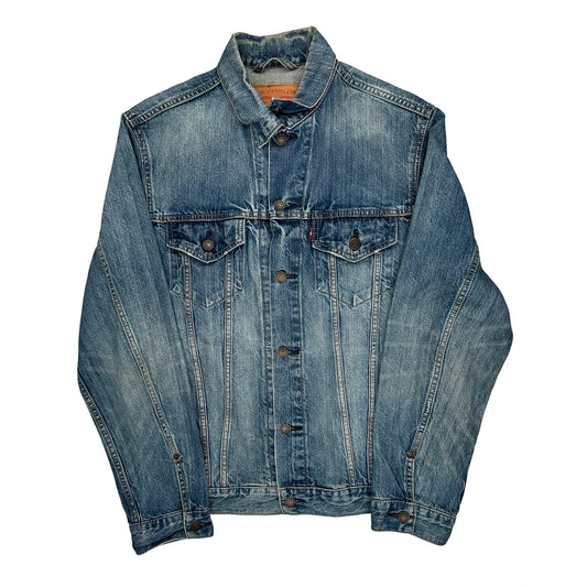 Levis Denim Jacket - Large Blue Denim