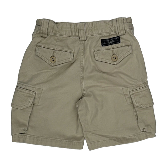 Vintage Age 1.5 Polo By Ralph Lauren Cargo Shorts - 2XS Beige Cotton
