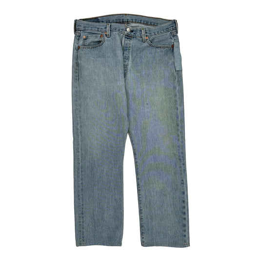 501 Levis Jeans - 35W 30L Light Wash Denim