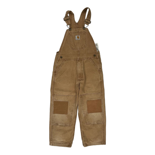 Age 6 Carhartt Double Knee Jumper - Small Brown Cotton