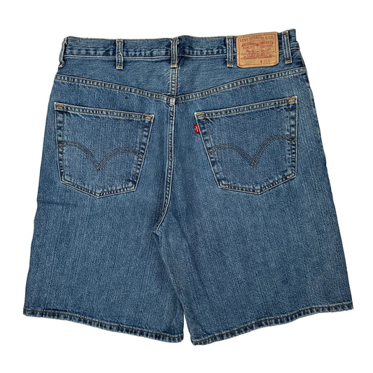Levis Denim Shorts - 37W 10L Blue Cotton