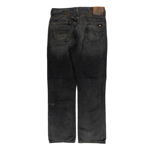 Dickies Jeans - 35W 33L Black Cotton