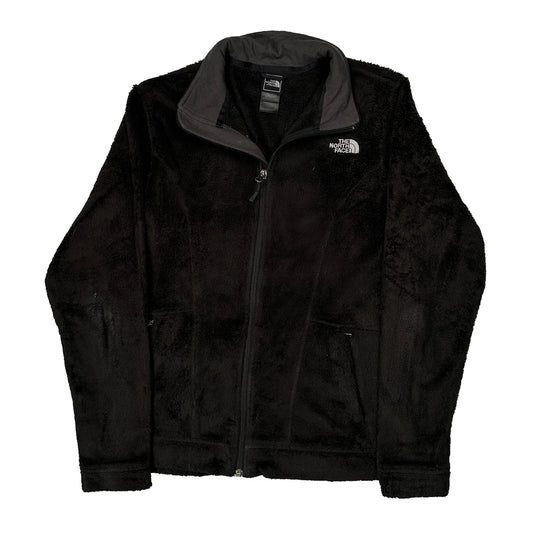 Vintage The North Face Fleece Jacket - Large Black Polyester