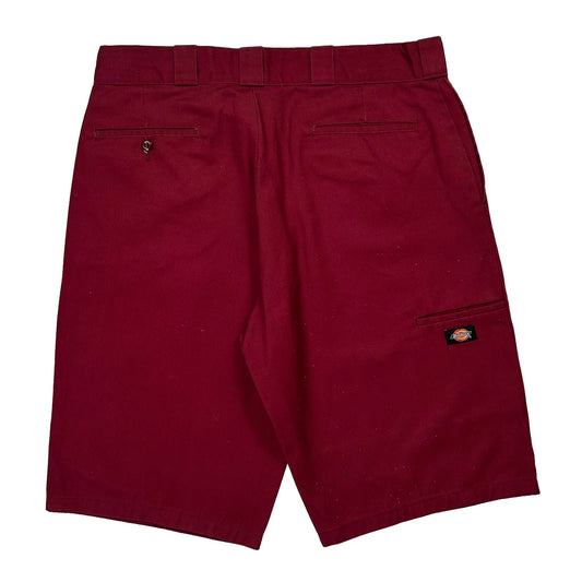 Dickies Baggy Shorts - 36W 11L Red Cotton