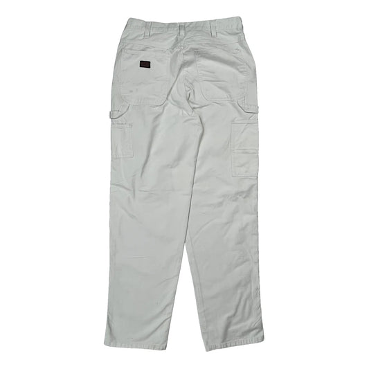 Vintage Dickies Carpenter Trousers - 32W 36L White Cotton