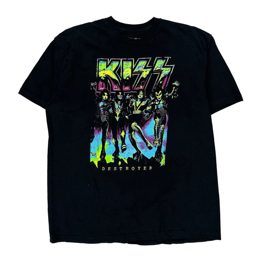 Destroyer Kiss Band T-Shirt - XL Black Cotton