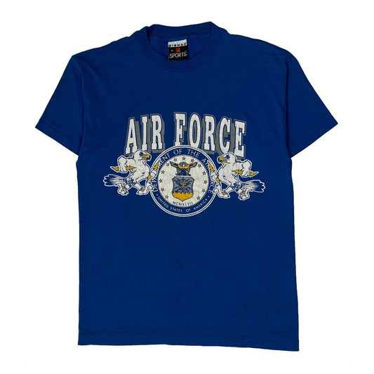 U.S. Air Force Signal Sports Graphic T-Shirt - Medium Blue Cotton