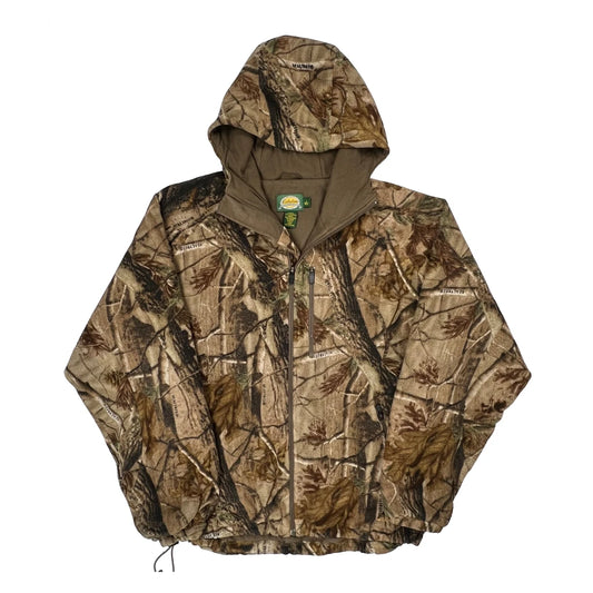 Outdoor Gear Cabelas Camo Jacket - Large Green Polyester