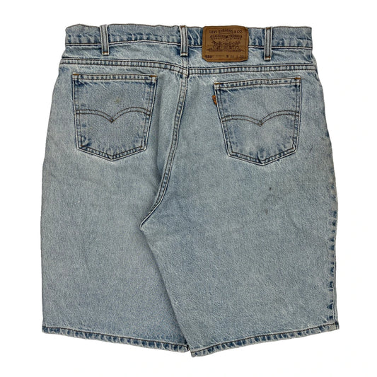 Levis Denim Shorts - 34W 11L Light Wash Cotton