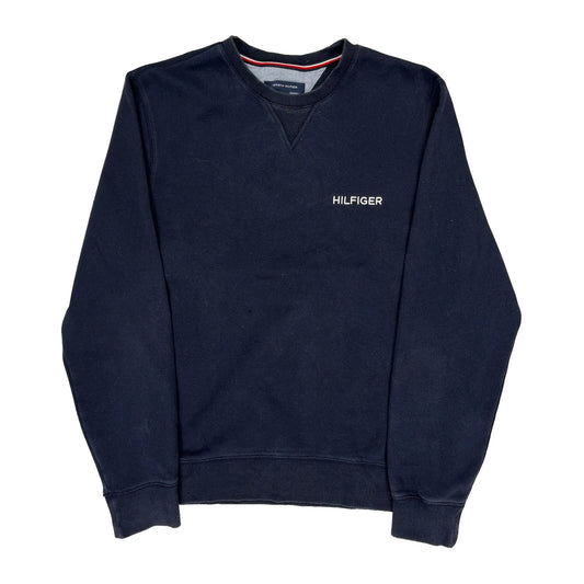 Hilfiger Tommy Hilfiger Sweatshirt - Large Navy Cotton