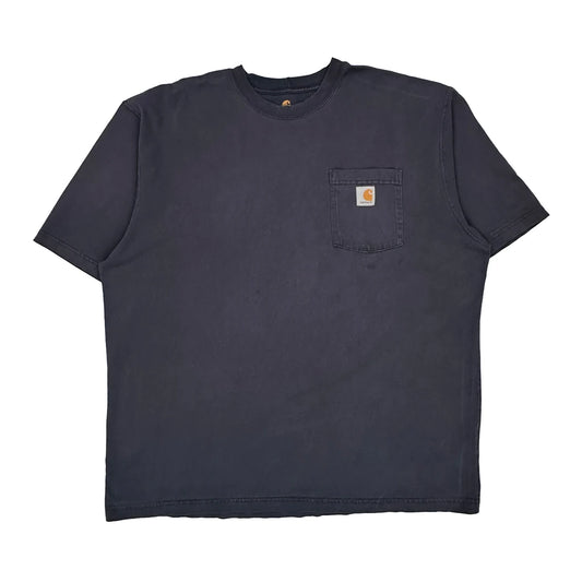 Carhartt T-Shirt - XL Navy Cotton