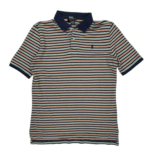 Age 13-14 Polo By Ralph Lauren Striped Polo Shirt - XL Multicoloured Cotton