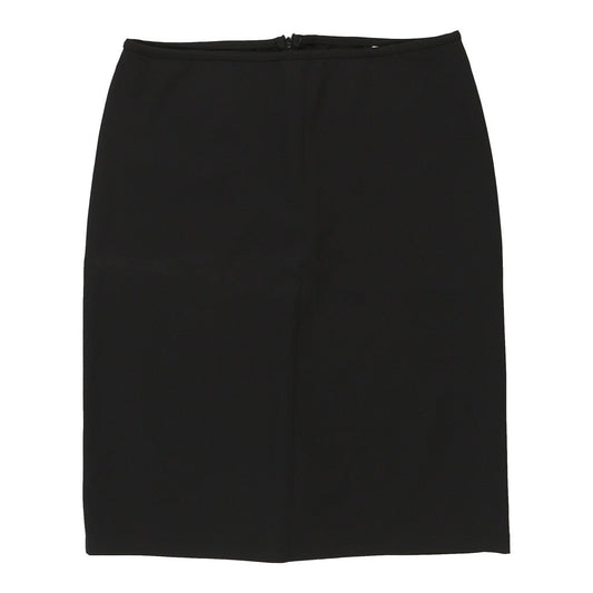 Armani Jeans Mini Pencil Skirt - 34W UK 14 Black Polyester