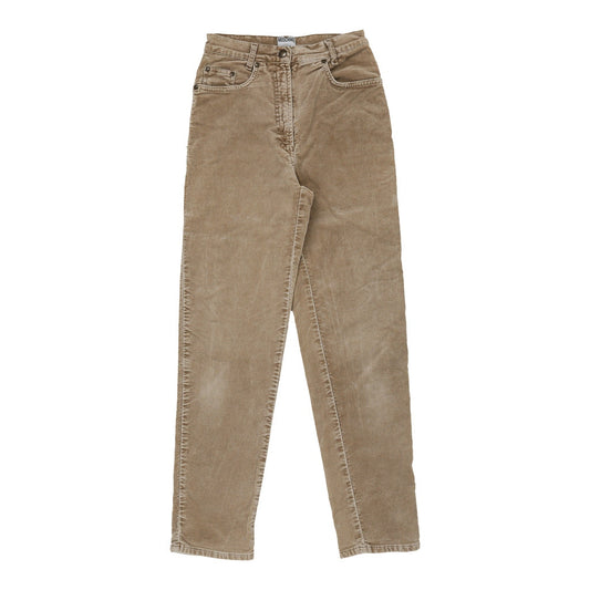 Age 15 Moschino Cord Trousers - 26W 28L Brown Cotton