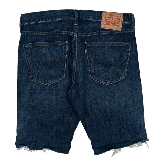 Levis Denim Shorts - 34W 11L Blue Denim