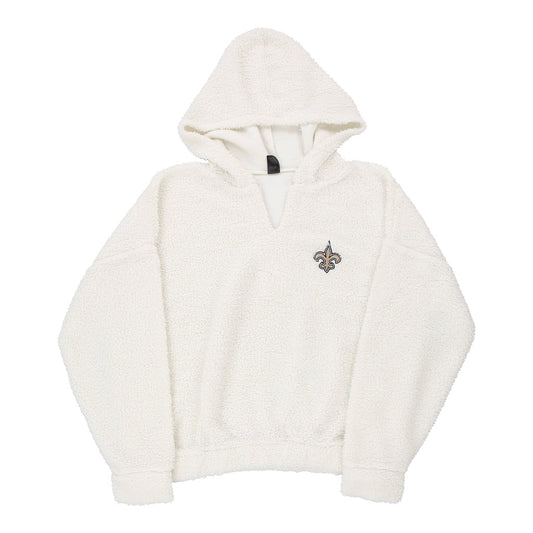 Vintage white New Orleans Saints Nfl Team Apparel Fleece - womens xx-large