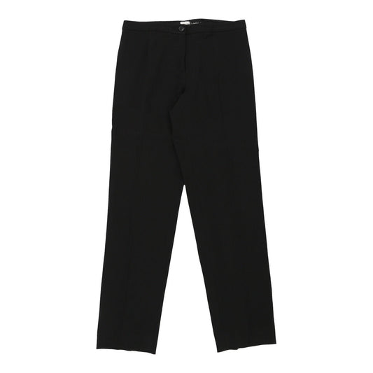 Armani Trousers - Large Black Cotton Blend