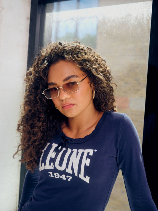 Berlin Metal Frame Rectangle Sunglasses