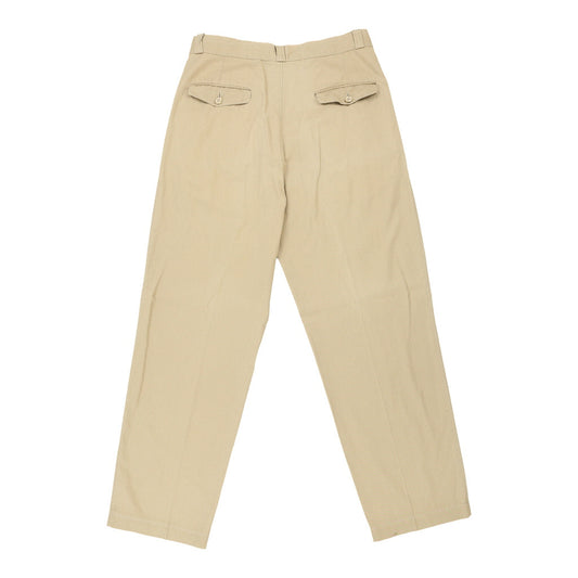 Vintage beige Unbranded Trousers - mens 32" waist