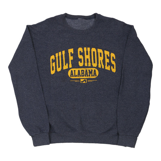 Vintage grey Gulf Shores Alabama Unbranded Sweatshirt - womens medium